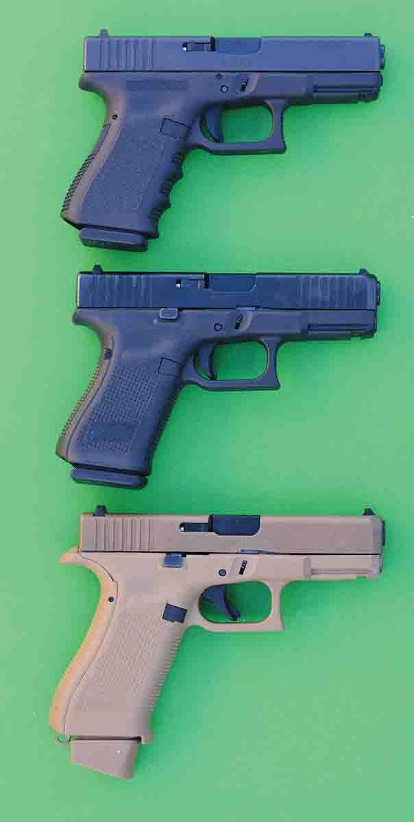 Currently produced variations of the Glock 19 include Gen 3, Gen 5 and 19X.
